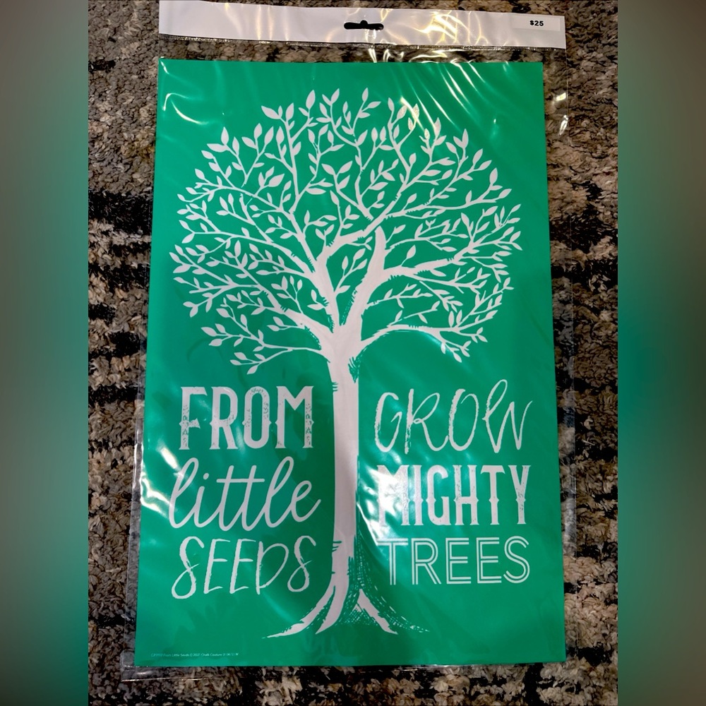 “From Little Seeds” Chalk Couture Size C (12”x18”) Transfer
